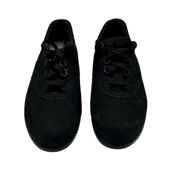 SAS Free Time Comfort Walking Shoes Nubuck Leather Womens Size 6 Medium Black - Picture 3 of 7